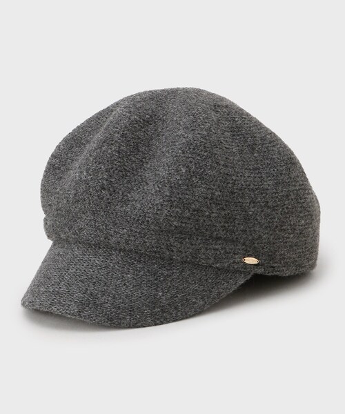 OPAQUE.CLIP（オペークドットクリップ）の「プレート付きキャスケット（キャスケット・レディース・グレー/ブラック系4/ブラック/ホワイト系7・00）」の4枚目の写真