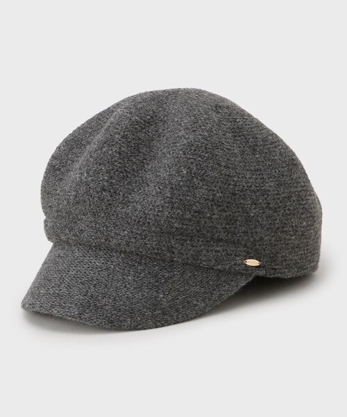 OPAQUE.CLIP（オペークドットクリップ）の「プレート付きキャスケット（キャスケット・レディース・グレー/ブラック系4/ブラック/ホワイト系7・00）」の5枚目の写真