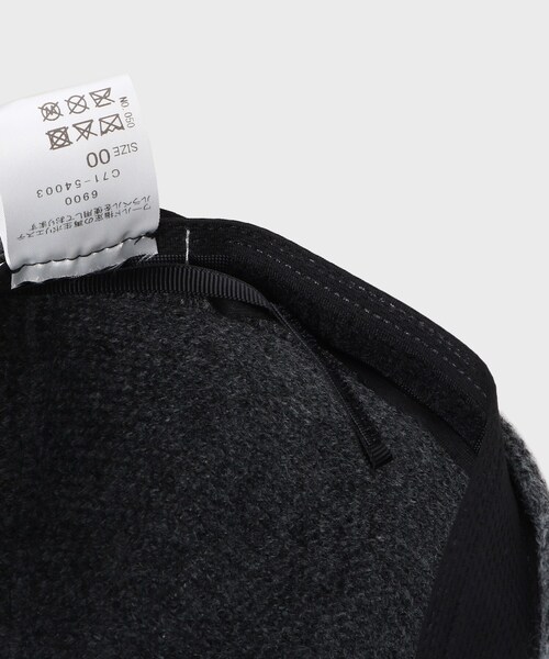 OPAQUE.CLIP（オペークドットクリップ）の「プレート付きキャスケット（キャスケット・レディース・グレー/ブラック系4/ブラック/ホワイト系7・00）」の9枚目の写真