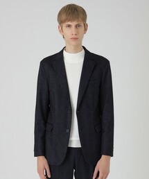 ブラックレーベルクレストブリッジ テーラードジャケット Lサイズ 黒 チェック 美品】ブラックレーベル クレストブリッジ テーラードジャケット