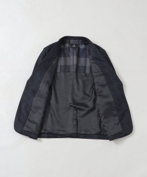 BLACK LABEL CRESTBRIDGE(ブラックレーベル・クレストブリッジ)の「グレンチェックウールジャージージャケット(テーラードジャケット・メンズ・ネイビー/グレー系その他・M/L/XL/S)」の15枚目の写真
