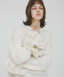 LAATO（ラート）の「frill sleeve mohair knit（ニット/セーター）」