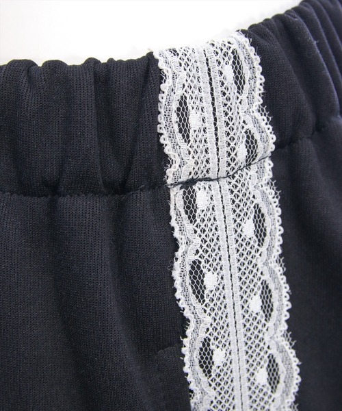 clear（クリア）の「【低身長用サイズ有】サイドレースライントラックパンツ[着回し力抜群 ガーリー カジュアル]（その他パンツ・レディース・ブラック/グレー・PF/F）」の13枚目の写真