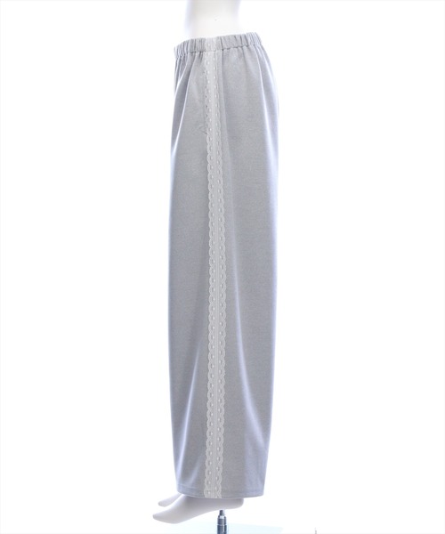 clear（クリア）の「【低身長用サイズ有】サイドレースライントラックパンツ[着回し力抜群 ガーリー カジュアル]（その他パンツ・レディース・ブラック/グレー・PF/F）」の16枚目の写真