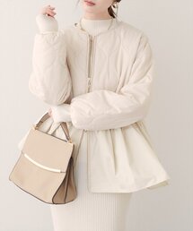 ungaro ノーカラージャケット 白/黒 ungaro ノーカラージャケット 白/黒 ライトダブルクロス ノー