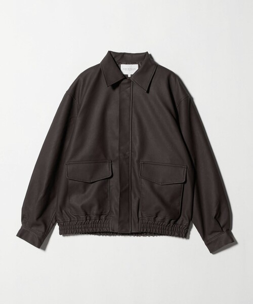 A DAY IN THE LIFE UNITED ARROWS(アデイインザライフユナイテッドアローズ)の「クラック レザーライク ブルゾン<A DAY IN THE LIFE>(ブルゾン・メンズ・ブラック/ダークブラウン・L/M)」の11枚目の写真