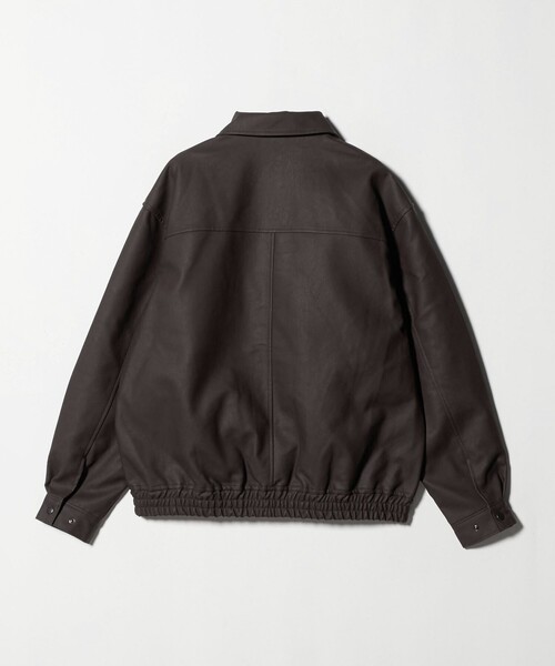 A DAY IN THE LIFE UNITED ARROWS(アデイインザライフユナイテッドアローズ)の「クラック レザーライク ブルゾン<A DAY IN THE LIFE>(ブルゾン・メンズ・ブラック/ダークブラウン・L/M)」の12枚目の写真