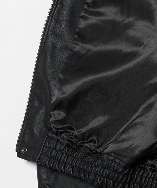 A DAY IN THE LIFE UNITED ARROWS(アデイインザライフユナイテッドアローズ)の「クラック レザーライク ブルゾン<A DAY IN THE LIFE>(ブルゾン・メンズ・ブラック/ダークブラウン・L/M)」の20枚目の写真