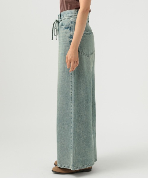 BAYFLOW(ベイフロー)の「ベルテッドバギーデニム(デニムパンツ・レディース・インディゴブルー/サックスブルー・SMALL/MEDIUM)」の17枚目の写真