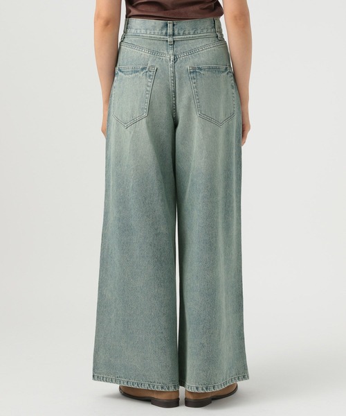 BAYFLOW(ベイフロー)の「ベルテッドバギーデニム(デニムパンツ・レディース・インディゴブルー/サックスブルー・SMALL/MEDIUM)」の18枚目の写真