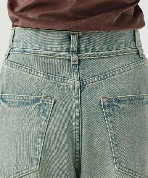 BAYFLOW(ベイフロー)の「ベルテッドバギーデニム(デニムパンツ・レディース・インディゴブルー/サックスブルー・SMALL/MEDIUM)」の22枚目の写真
