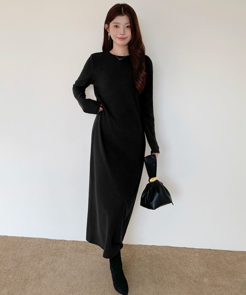 マキシワンピース【起毛タイプ】（ワンピース）｜by LEGNA（バイレグナ