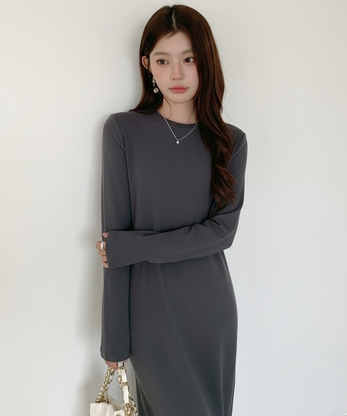 選べる着丈】裏起毛 マキシワンピース（ワンピース）｜by LEGNA