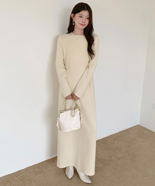 マキシワンピース【起毛タイプ】（ワンピース）｜by LEGNA（バイレグナ