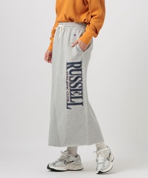 Russell Athletic（ラッセルアスレティック）の「【RUSSELL ATHLETIC (ラッセルアスレティック）】裏起毛スウェットスカート（スカート）」