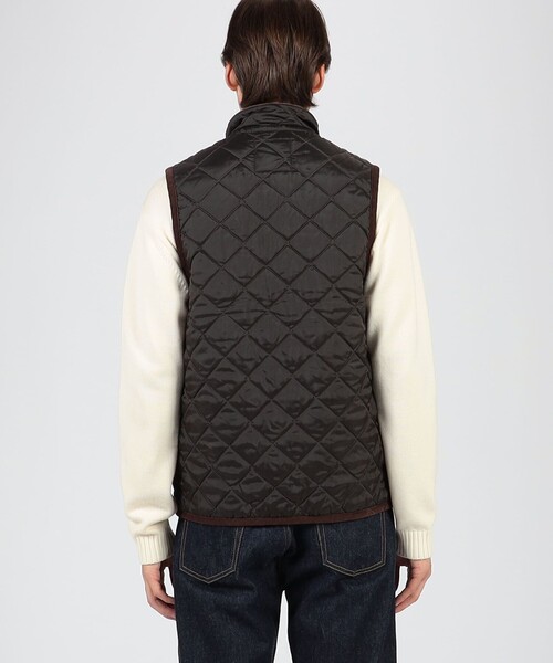 LAVENHAM(ラベンハム)の「LAVENHAM Mickfield Mens 22 Rc ポリエステル キルティングベスト(ベスト・メンズ・ブラック/ブラウン・M/L/XL)」の6枚目の写真