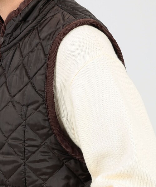 LAVENHAM(ラベンハム)の「LAVENHAM Mickfield Mens 22 Rc ポリエステル キルティングベスト(ベスト・メンズ・ブラック/ブラウン・M/L/XL)」の9枚目の写真