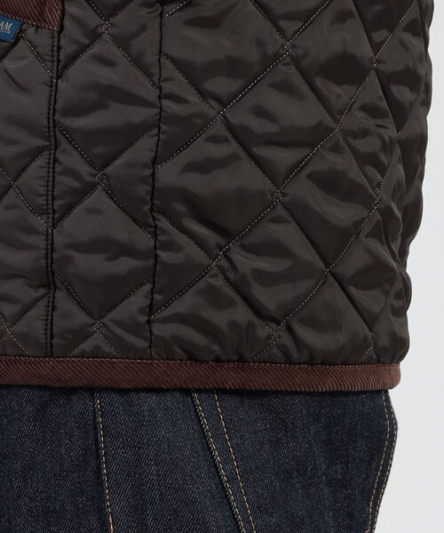 LAVENHAM(ラベンハム)の「LAVENHAM Mickfield Mens 22 Rc ポリエステル キルティングベスト(ベスト・メンズ・ブラック/ブラウン・M/L/XL)」の11枚目の写真