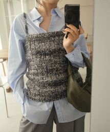 トップス crinkle crinkle crinkle セール】【crinkle crinkle crinkle】ハンドニットミニ