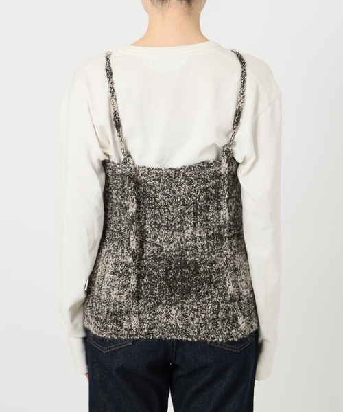 crinkle crinkle crinkle（クリンクルクリンクルクリンクル）の「crinkle crinkle crinkle mohair mix knit bustier CC-4028（ニット/セーター・レディース・チャコールグレー・FREE）」の13枚目の写真