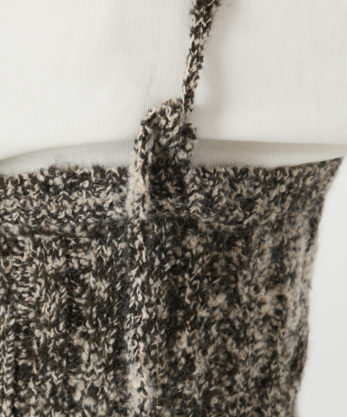 crinkle crinkle crinkle（クリンクルクリンクルクリンクル）の「crinkle crinkle crinkle mohair mix knit bustier CC-4028（ニット/セーター・レディース・チャコールグレー・FREE）」の17枚目の写真