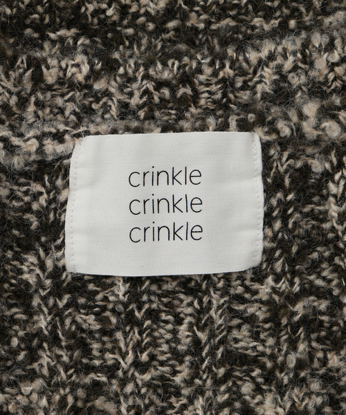 crinkle crinkle crinkle（クリンクルクリンクルクリンクル）の「crinkle crinkle crinkle mohair mix knit bustier CC-4028（ニット/セーター・レディース・チャコールグレー・FREE）」の19枚目の写真