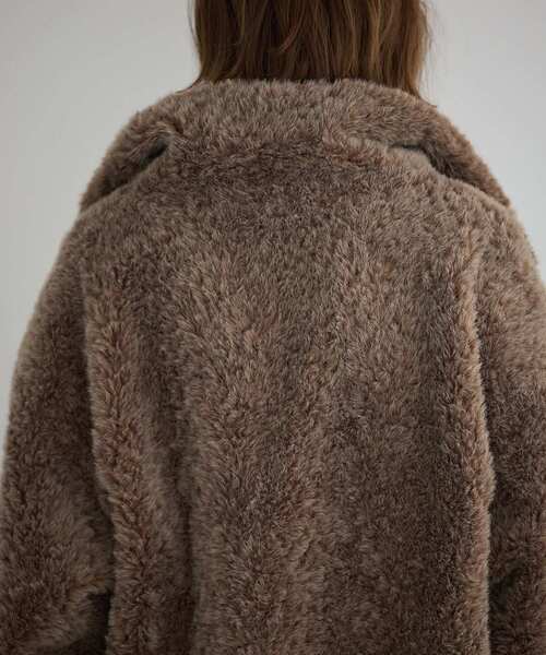 Editt by YECCA VECCA レオパード　フェイクファーブルゾン イェッカ ヴェッカ YECCA VECCA フェイクファーブルゾン （レオパード