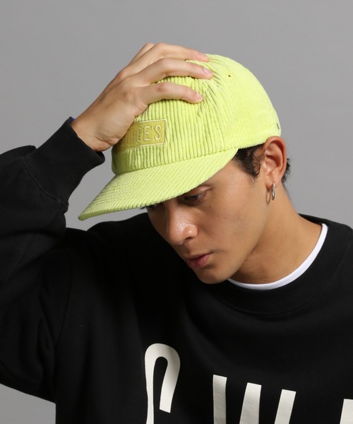 GEORGE'S（ジョージズ）の「コーデュロイロゴCAP（キャップ・メンズ・ネイビー/イエロー/ボルドー/ブラック・FREE）」の3枚目の写真