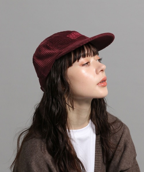 GEORGE'S（ジョージズ）の「コーデュロイロゴCAP（キャップ・メンズ・ネイビー/イエロー/ボルドー/ブラック・FREE）」の7枚目の写真