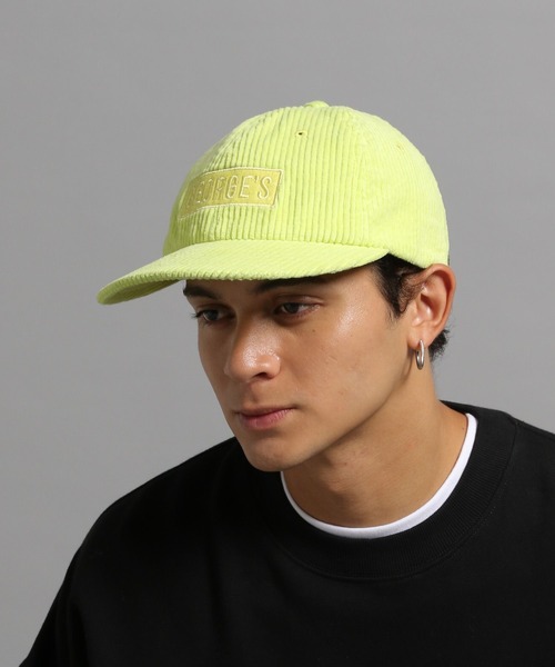 GEORGE'S（ジョージズ）の「コーデュロイロゴCAP（キャップ・メンズ・ネイビー/イエロー/ボルドー/ブラック・FREE）」の8枚目の写真