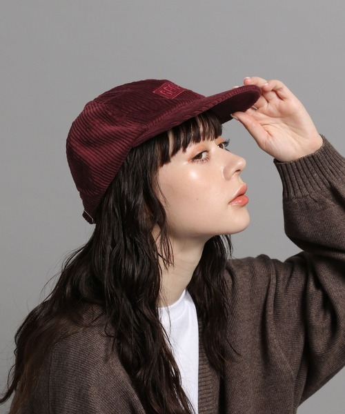 GEORGE'S（ジョージズ）の「コーデュロイロゴCAP（キャップ・メンズ・ネイビー/イエロー/ボルドー/ブラック・FREE）」の6枚目の写真