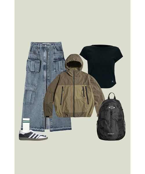 AVANDRESS(アバンドレス )の「Evelyn Long Denim Skirt BLUE(スカート・レディース・ブルー・MEDIUM/LARGE/SMALL/X-LARGE)」の16枚目の写真