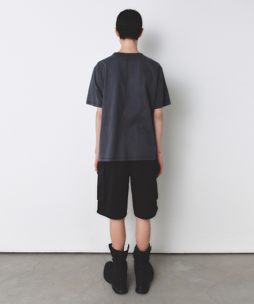 INSILENCE(インサイロンス)の「ダイングカーゴチノショーツBLACK(デニムパンツ・レディース・その他・SMALL/MEDIUM)」の2枚目の写真