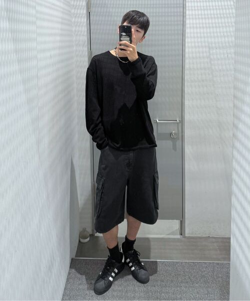 INSILENCE(インサイロンス)の「ダイングカーゴチノショーツBLACK(デニムパンツ・レディース・その他・SMALL/MEDIUM)」の6枚目の写真