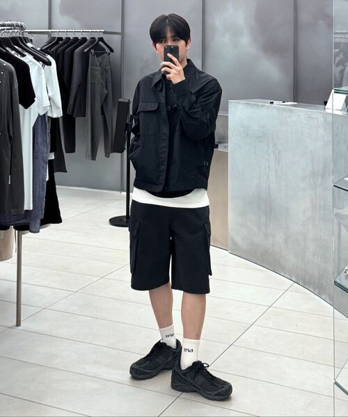 INSILENCE(インサイロンス)の「ダイングカーゴチノショーツBLACK(デニムパンツ・レディース・その他・SMALL/MEDIUM)」の9枚目の写真