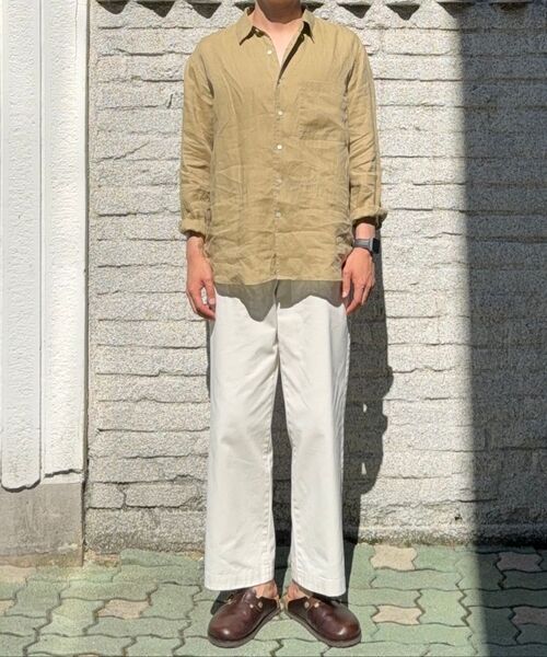MUSINSA STANDARD（ムシンサスタンダード）の「ワイドシノパンツ[クリーム]（その他パンツ・メンズ・その他・40/38/42/36/34/32/30/31/33/26/27/28/29）」の9枚目の写真