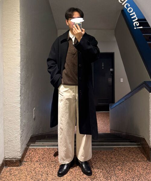 MUSINSA STANDARD（ムシンサスタンダード）の「ワイドシノパンツ[クリーム]（その他パンツ・メンズ・その他・40/38/42/36/34/32/30/31/33/26/27/28/29）」の11枚目の写真