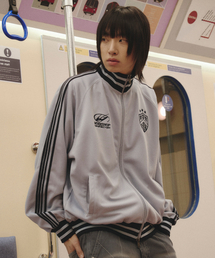 TRAVEL | ジャージトラックジャケットブルー(ナイロンジャケット)