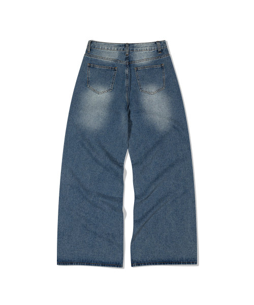 MOAA（モア）の「スナーグドローストリングデニム (JEAN BLUE)（デニムパンツ・レディース・その他・MEDIUM/SMALL）」の3枚目の写真