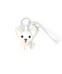 salle de bal（サルデバル）の「レザー製キーホルダーチャーム　WANCOシリーズ・チワワ　HSN（キーホルダー）」