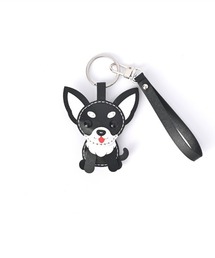 salle de bal（サルデバル）の「レザー製キーホルダーチャーム　WANCOシリーズ・チワワ　HSN（キーホルダー）」