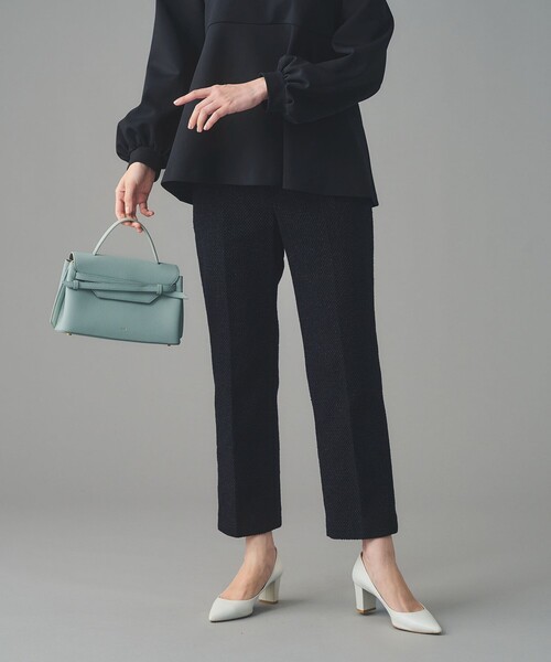 UNITED ARROWS(ユナイテッドアローズ)の「2トーン ツイードライク パンツ(スラックス・レディース・ブラック/ネイビー・40/38/36/34)」の19枚目の写真