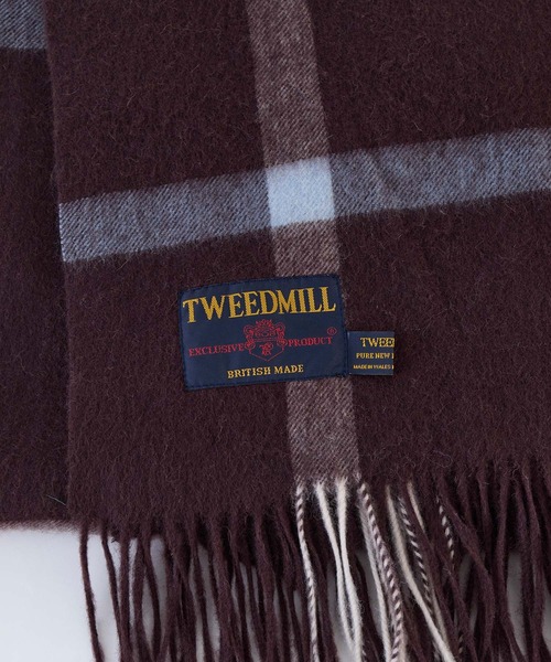 TWEED MILL（ツイードミル）の「【TWEED MILL】ラムウールチェック大判