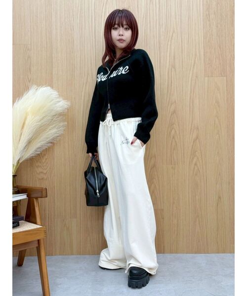 EVRIS（エヴリス）の「コンパクトジャガードニットトップス（ニット/セーター・レディース・ホワイト/ブラック/その他1・FREE）」の9枚目の写真