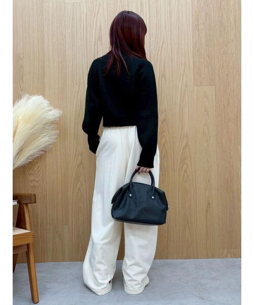 EVRIS（エヴリス）の「コンパクトジャガードニットトップス（ニット/セーター・レディース・ホワイト/ブラック/その他1・FREE）」の10枚目の写真