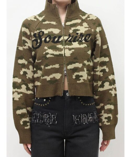 EVRIS（エヴリス）の「コンパクトジャガードニットトップス（ニット/セーター・レディース・ホワイト/ブラック/その他1・FREE）」の18枚目の写真