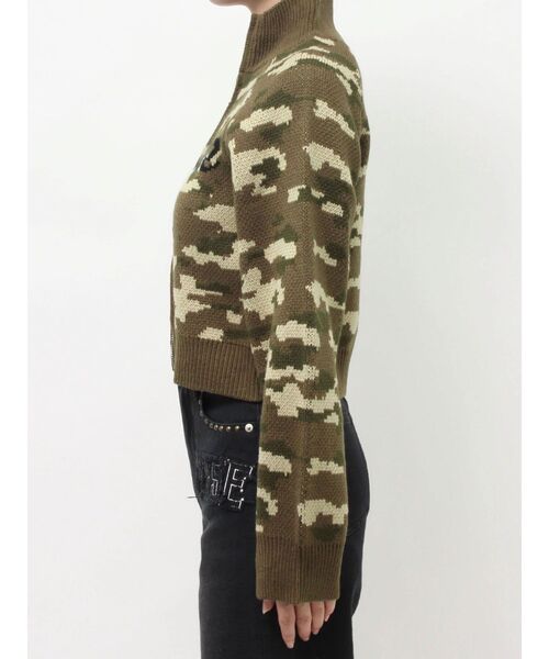 EVRIS（エヴリス）の「コンパクトジャガードニットトップス（ニット/セーター・レディース・ホワイト/ブラック/その他1・FREE）」の19枚目の写真