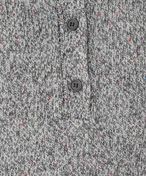 studio CLIP（スタディオクリップ）の「5ゲージカラーネップダブルフロントニットチュニック（チュニック・レディース・ブラウン/グレー・FREE）」の11枚目の写真