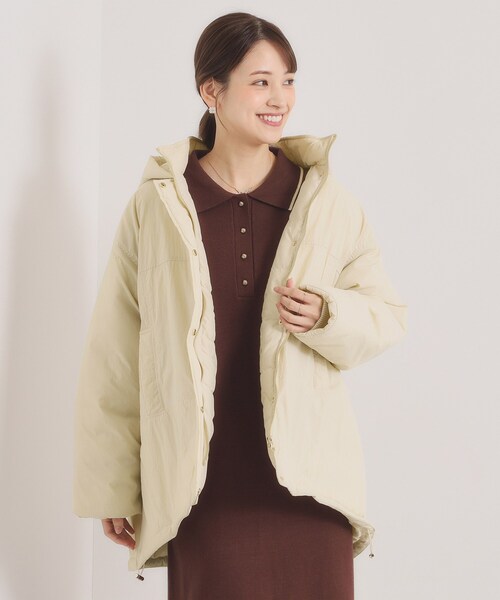 ITS'DEMO（イッツデモ）の「モンスターコート（その他アウター・レディース・ブラック/アイボリー・00）」の2枚目の写真