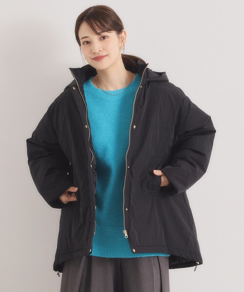 ITS'DEMO（イッツデモ）の「モンスターコート（その他アウター・レディース・ブラック/アイボリー・00）」の3枚目の写真